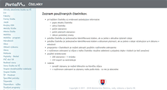 Desktop Screenshot of ciselniky.portalvs.sk